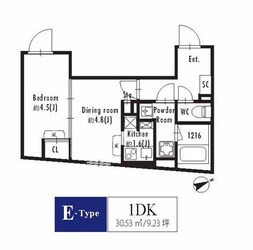 GRANPASEO西新宿の物件間取画像